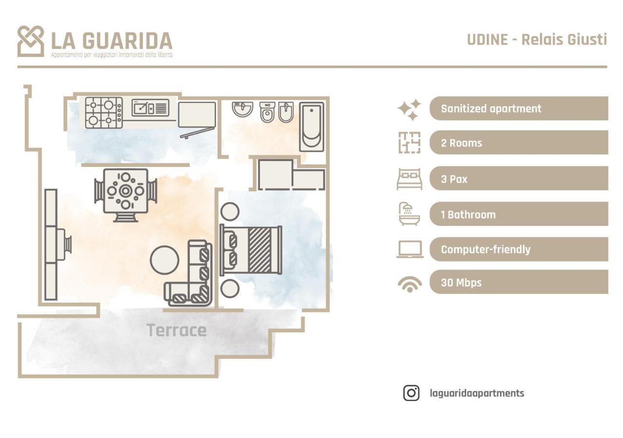Appartamento Relais Giusti 2 - La Guarida Udine Esterno foto